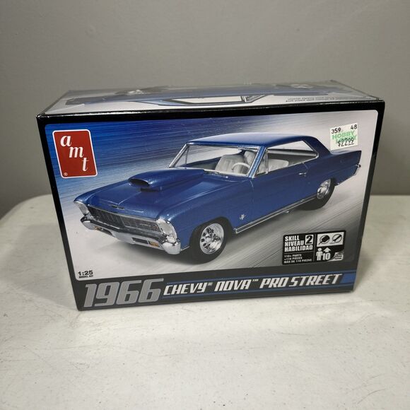 AMT Other - AMT AMT636 1/25 Scale Chevy Nova Pro Street Car - Blue Brand New In Sealed! 2011
